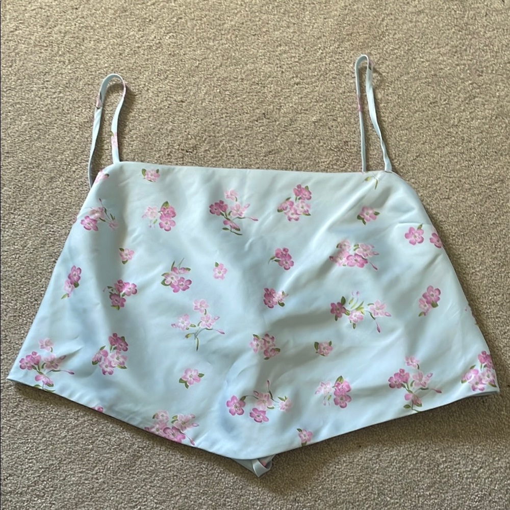 Aritzia Silk - Floral Print Camisole Top